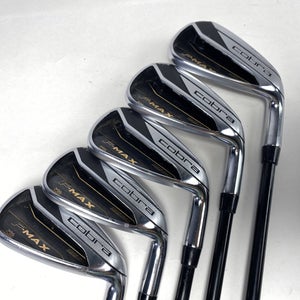 Cobra F-Max Iron Set 6-PW SuperLite 55g Senior Graphite Womens RH Midsize Grips