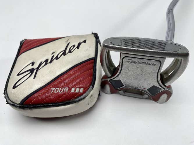 TaylorMade Spider Tour Silver DB Putter 35" Superstroke Pistol 1.0 RH W/HC