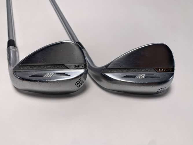 Titleist Vokey SM8 Tour Chrome Wedge Set 54* 10 | 58* 8 Wedge Steel Mens RH