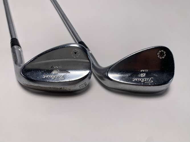 Titleist Vokey SM7 Tour Chrome Wedge Set 54* 14 58* 10 Wedge Steel Mens RH
