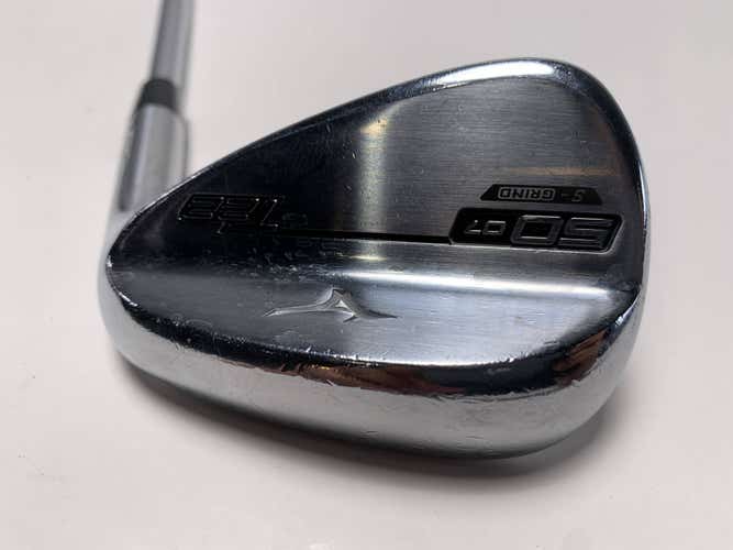 Mizuno T22 Satin Chrome Wedge 50* 7 Dynamic Gold 120 S300 Stiff Steel Mens RH