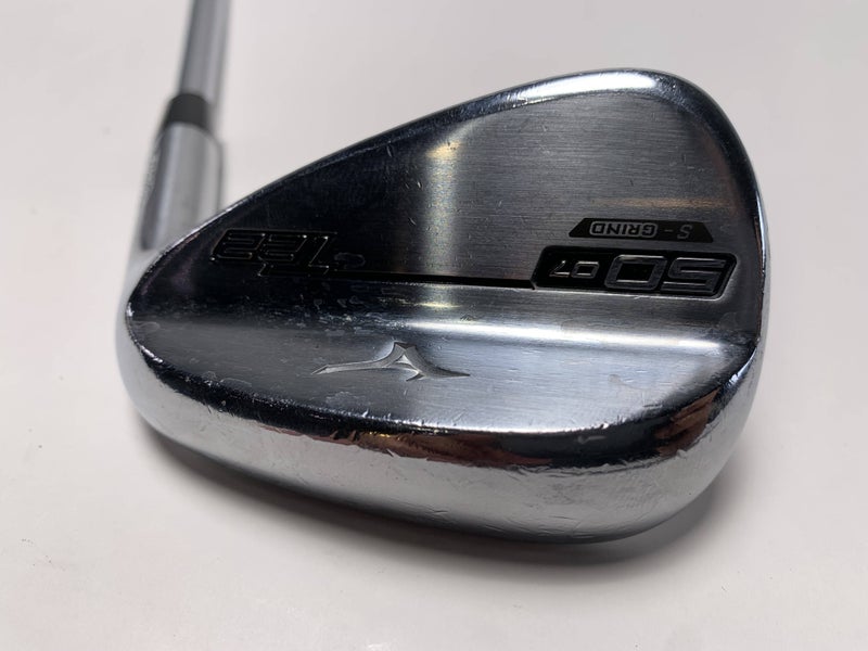Mizuno T22 Satin Chrome Wedge 50* 7 Dynamic Gold 120 S300 Stiff Steel Mens RH