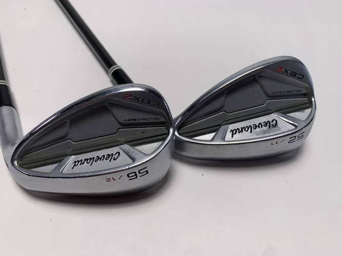 Cleveland CBX 2 Wedge Set 52* 11 | 56* 12 Rotex Precision Graphite RH