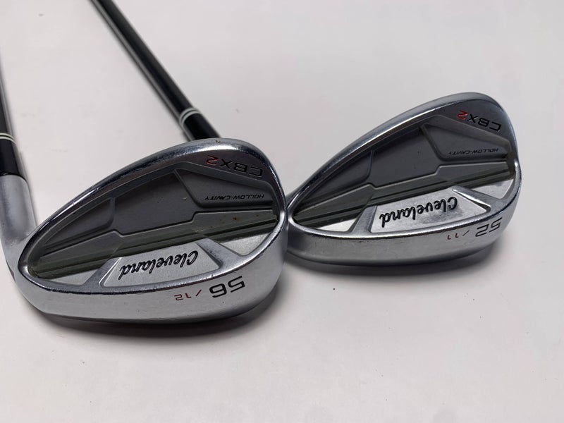 Cleveland CBX 2 Wedge Set 52* 11 | 56* 12 Rotex Precision Graphite RH