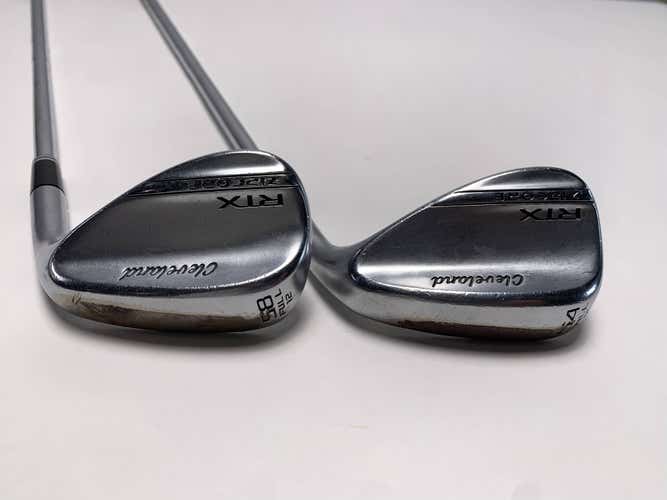 Cleveland RTX ZipCore Tour Satin Wedge Set 54* 12 | 58*12 DG Tour Issue Wedge RH
