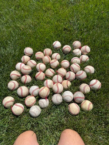Leather Game Baseballs