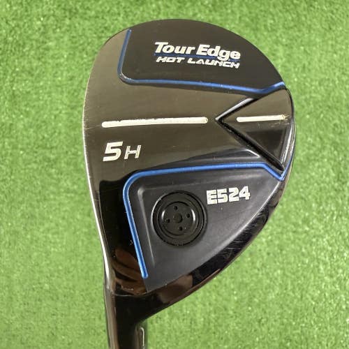 Tour Edge Hot Launch E524 5 Hybrid 5H Aldila Ascent 60g Stiff Left Handed