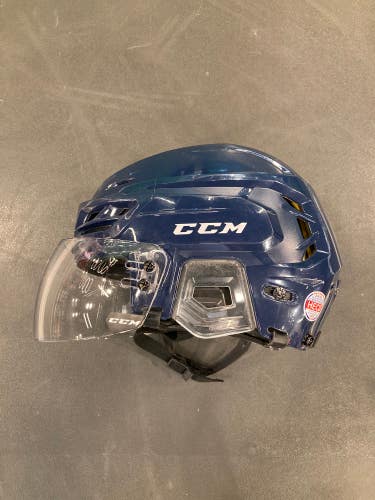 Blue CCM Tacks 310 Helmet + Visor | Size: Large