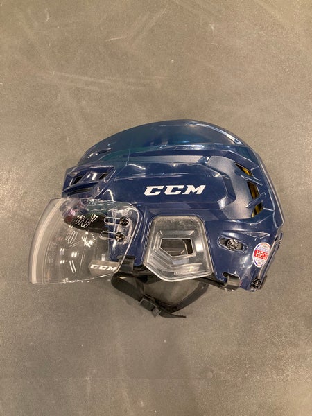 Blue CCM Tacks 310 Helmet + Visor | Size: Large