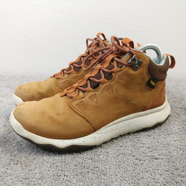 Teva Boots Arrowood 2 Mid Womens Size 7 Boots Lace Up Waterproof Wheat Brown