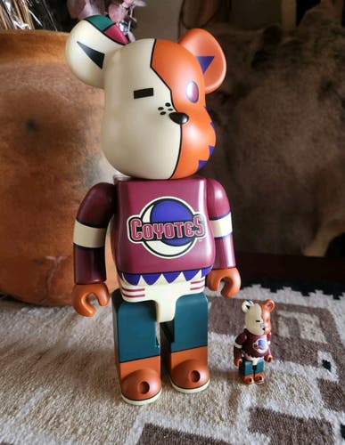 Custom Arizona Coyotes BearBrick & Mullet Magic Hat Listing