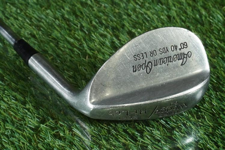AMERICAN OPEN LOB WEDGE, THIRD WEDGE SOFT HI-LOB, PINEMEADOW REGULAR PGP RH 60