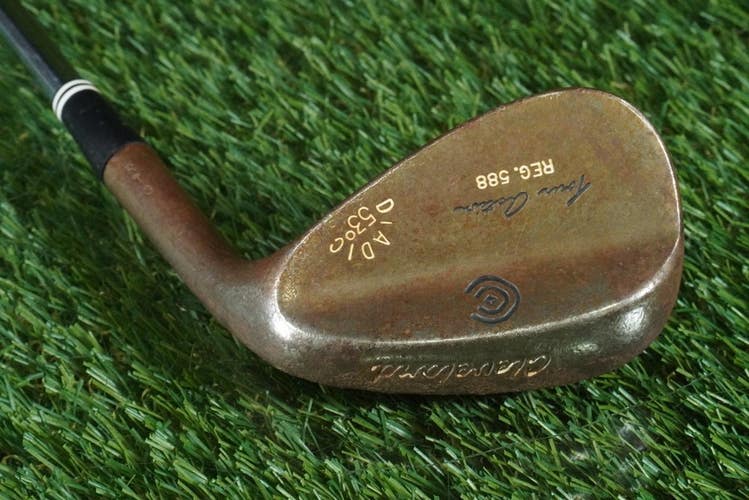 CLEVELAND TOUR ACTION REG 588 DIADIC GAP WEDGE VERY RUSTY RAW, EXTRA SPIN RH 53