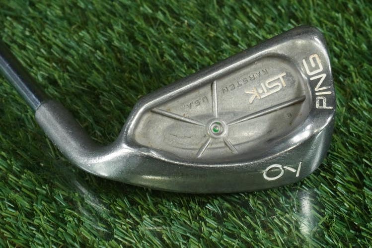 PING ISI K KARSTEN 9 IRON JZ STIFF FLEX STEEL SHAFT GREEN DOT RH ~ L@@K!!