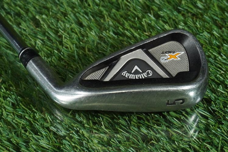 CALLAWAY GOLF X2 HOT 5 IRON TRUE TEMPER SPEED STEP 85 STEEL STIFF FLEX RH