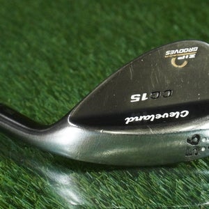 CLEVELAND GOLF CG15 SAND WEDGE TRACTION STEEL WEDGE FLEX RH 56 14 BLACK PEARL