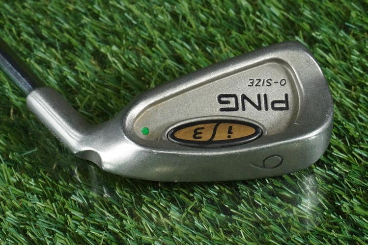 PING I3 O-SIZE 6 IRON CUSHIN JZ REGULAR FLEX STEEL GREEN DOT RH ~ L@@K!!