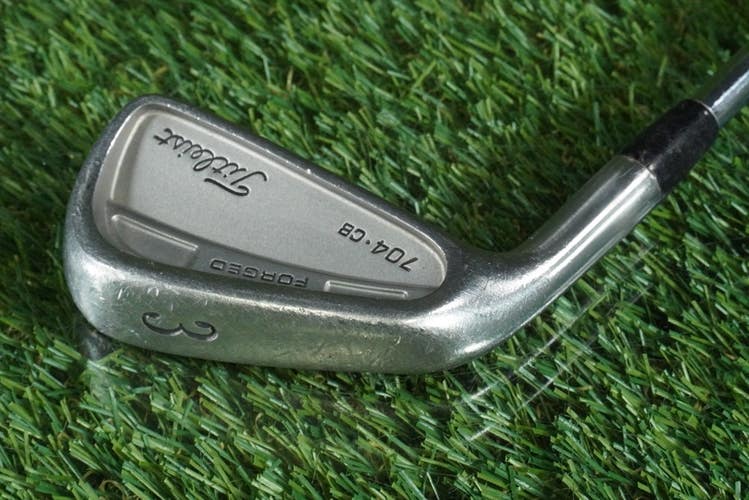 TITLEIST 704 CB FORGED 3 IRON TRUE TEMPER DYNAMIC GOLD S300 STIFF FLEX LEFT LH