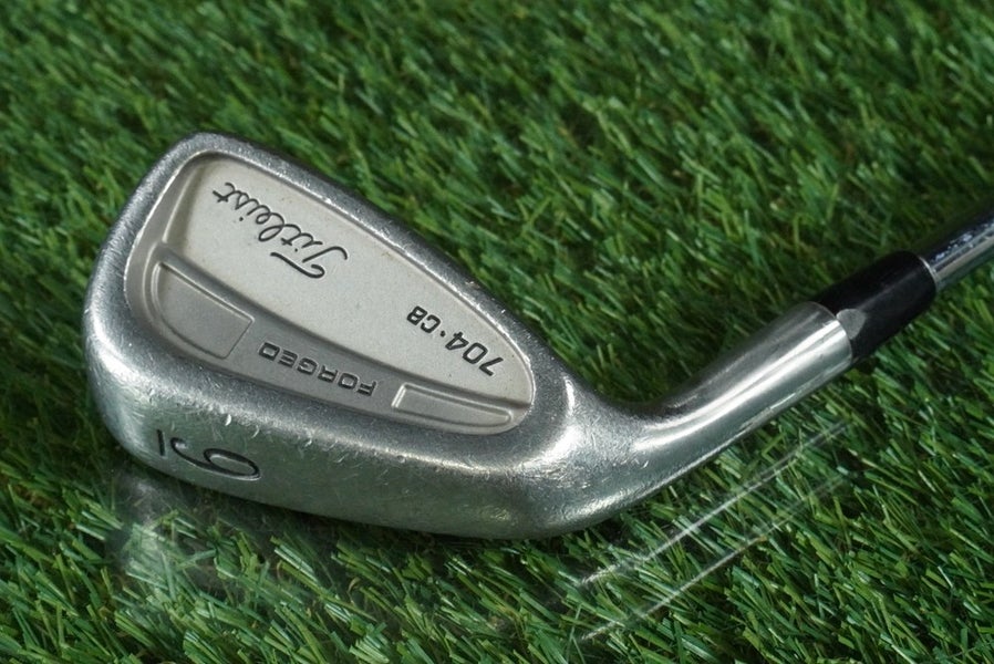 TITLEIST 704 CB FORGED 9 IRON TRUE TEMPER DYNAMIC GOLD S300 STIFF FLEX LEFT LH