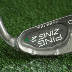 PING ZING 2 KARSTEN 2 IRON JZ STIFF FLEX STEEL SHAFT GREEN DOT RH ~ SUPER NICE!!