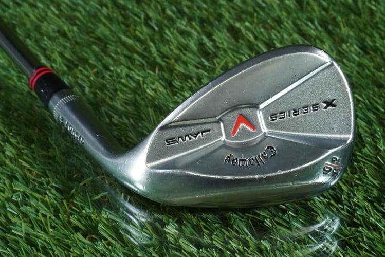 CALLAWAY GOLF X SERIES JAWS SAND WEDGE FORGED STEEL SHAFT RH 56 16 ~ NICE!!