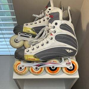 Mission Quatro 5500 Inline Roller Hockey Skates Size 10D