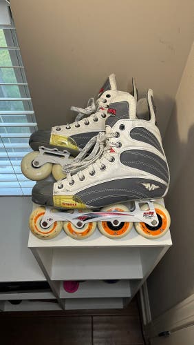 Mission Quatro 5500 Inline Roller Hockey Skates Size 10D