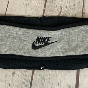 Nike Women's Club Fleece 2.0 Headband Grey Black OSFA