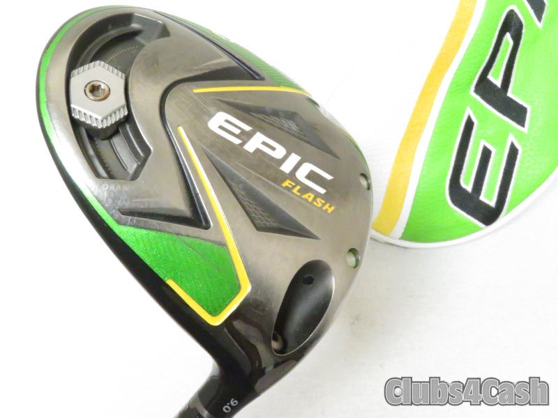 Callaway Epic Flash Driver 9 Graphite Design 60 X-Flex +Cover