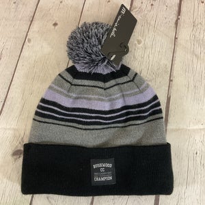 Travis Mathew DOGGY PADDLE Outdoors Beanie Black Grey Purple OSFA