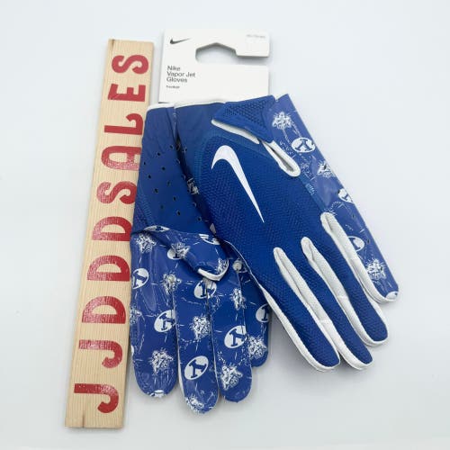 Nike Vapor Jet 7.0 NCAA BYU Cougars PE Football Gloves FN5718-434 Men’s Sz 2XL New