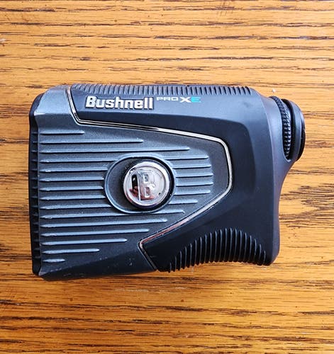 Bushnell Pro XE Golf Slope Laser Rangefinder Black/Silver 201950 Case