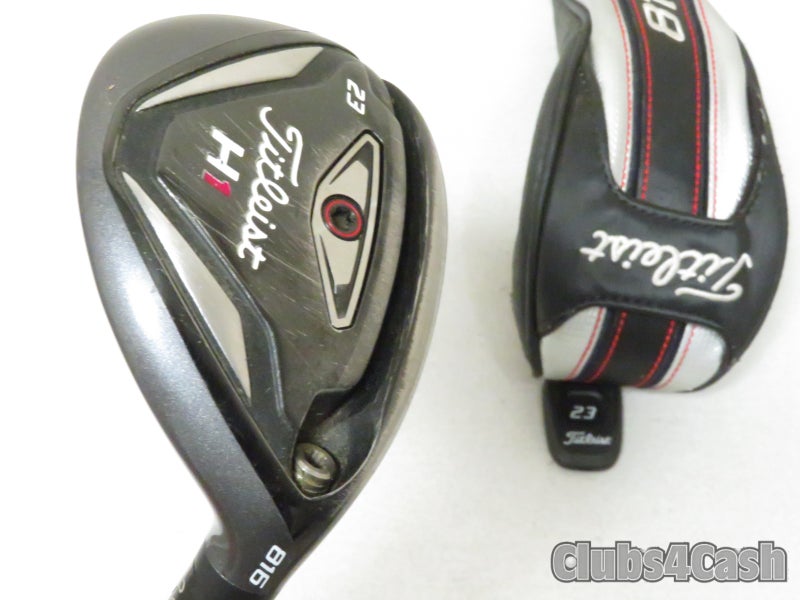 Titleist 816 H1 Hybrid 23 Diamana S+ Blue 70 Regular Flex +Cover