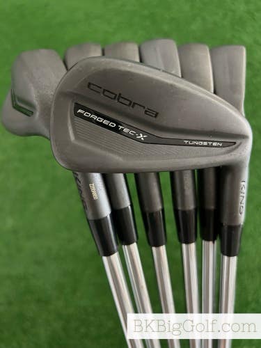 Cobra King Forged Tec X 23 Black Iron Set 5-G / KBS Tour Lite Stiff