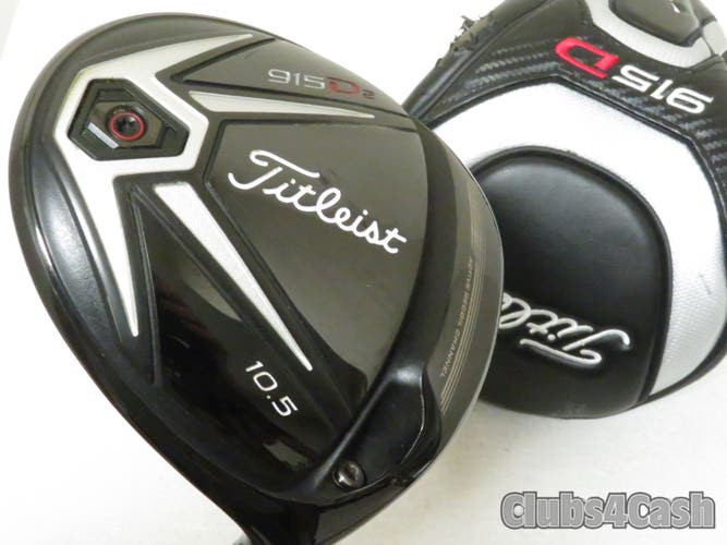 Titleist 915D2 Driver 10.5 Diamana M+ Red 50 Regular Flex +Cover  ... NICE