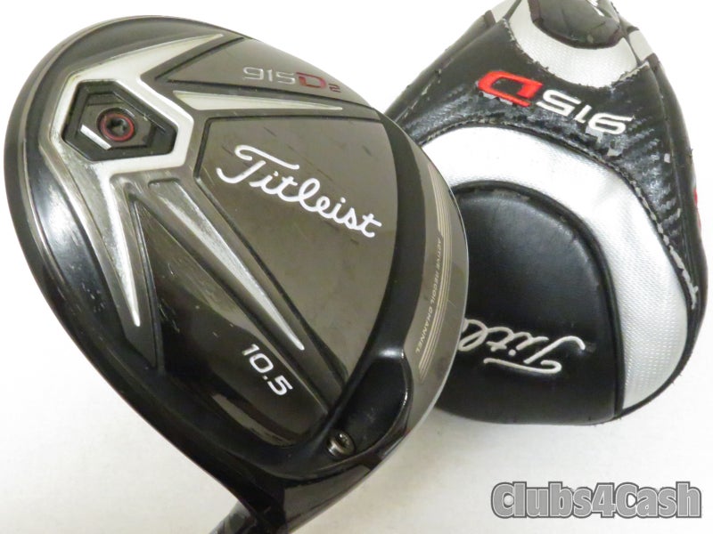 Titleist 915D2 Driver 10.5 Matrix HD Radix 7 White Stiff Flex +Cover .. CLEAN
