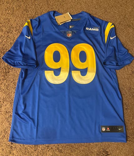 Nike NFL LA Rams Aaron Donald Vapor Limited Football Jersey Size 2XL