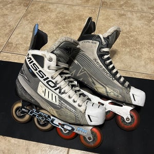 Mission Inhaler AC4 Inline Skates Regular Width Size 11 (Used)