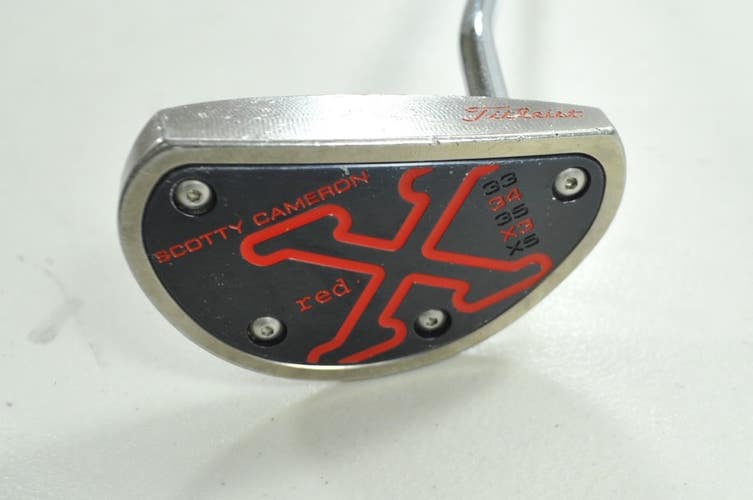 Titleist 2007 Scotty Cameron Red X3 35" Putter Right Steel # 195238