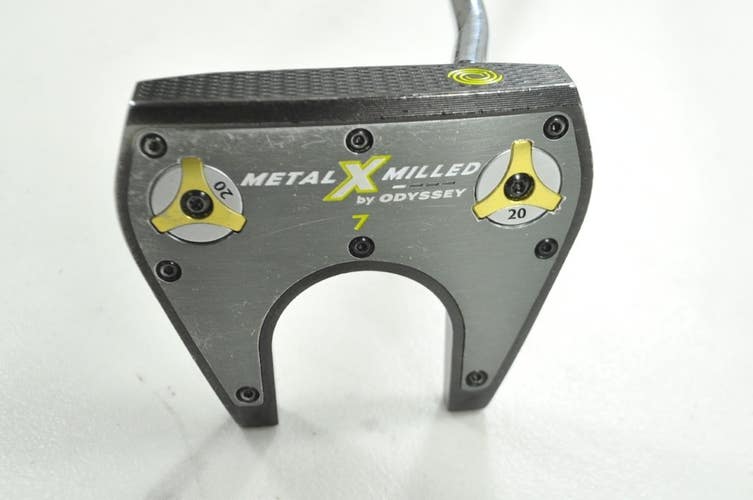 Odyssey Metal X Milled 7 34" Putter Right Steel # 194686