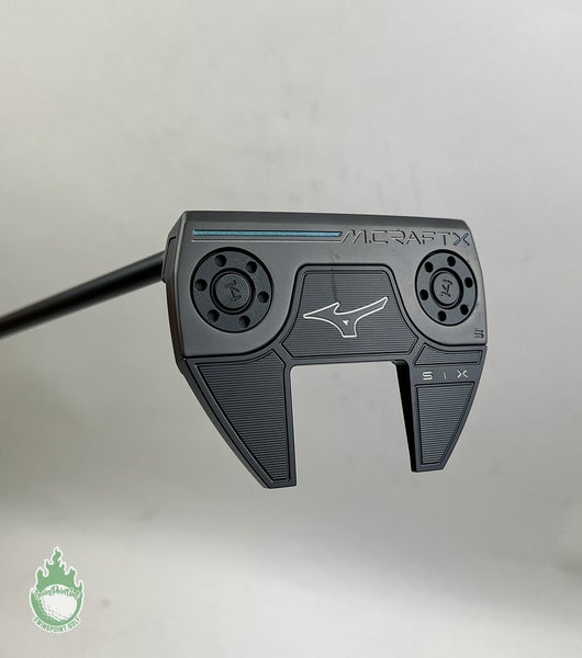 Used Left Handed Mizuno M Craft X S Six 35" Putter Steel Golf Club