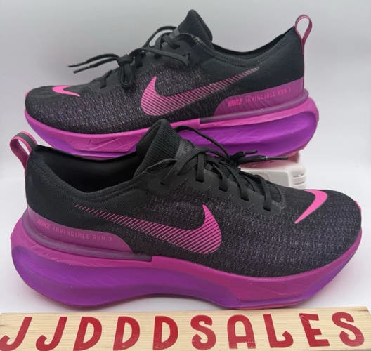 Nike ZoomX Invincible Run 3 Black Vivid Grape Running DR2615-006 Men’s Sz 11 NEW