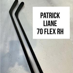 Senior(2x)Right Liane 70 Flex Toe Pattern ProBlackStock™ Unbranded Pro Stock Hockey Sticks