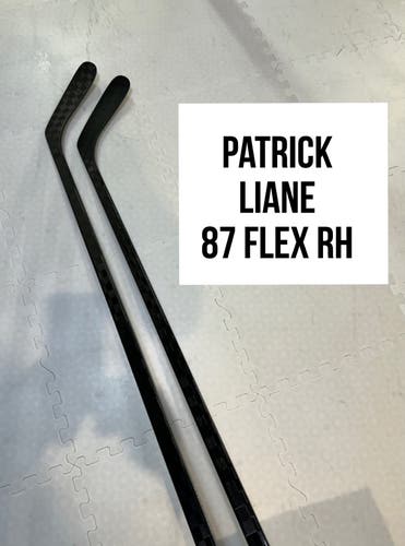 Senior(2x)Right Liane 87 Flex Toe Pattern ProBlackStock™ Unbranded Pro Stock Hockey Sticks
