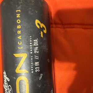 2023 Rawlings Icon Composite BBCOR Certified Bat (-3)  30 oz 33" (Used)