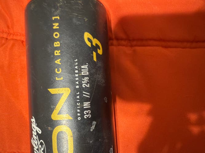 2023 Rawlings Icon Composite BBCOR Certified Bat (-3) 30 oz 33" (Used)