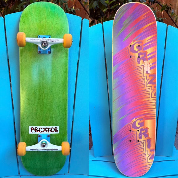 Refurbished “Permanent Vacation” Complete Skateboard 8.75” - Tracker Axis Trucks