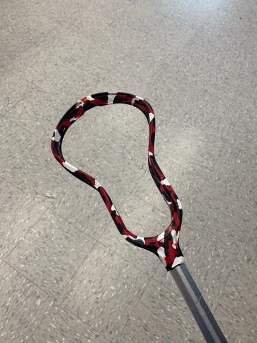 New Unstrung Stx Hyper Power Red, Black, And White Camouflage
