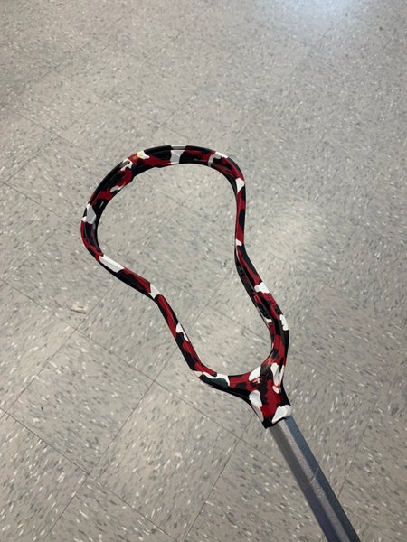 New Unstrung Stx Hyper Power Red, Black, And White Camouflage