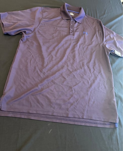 Under Armour Heat Gear Purple Polo